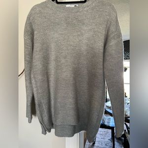 Gray sweater